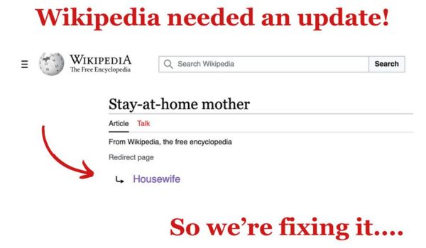 Wikipedia needed an update... so we're fixing it.