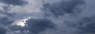 clouds with a bit of sunlight